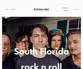 Rosalinetheband.com(Rosaline) Screenshot