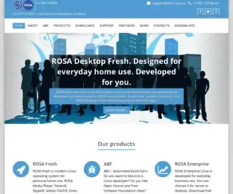 Rosalinux.com(ROSA) Screenshot