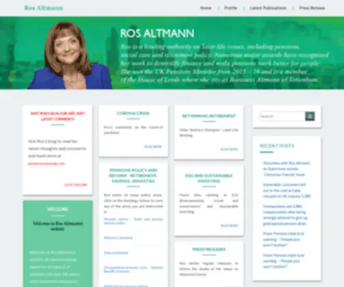 Rosaltmann.com(Ros Altmann) Screenshot