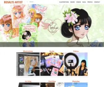 Rosalys.net(Art ♡ positive kawaii) Screenshot