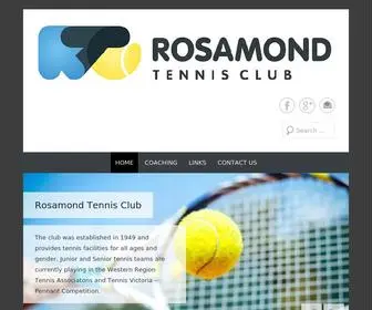 Rosamondtc.com(Rosamond Tennis Club) Screenshot