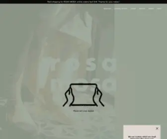 Rosamosa.com(The Vienna based fashion label rosa mosa) Screenshot