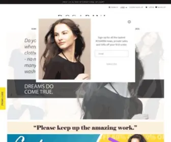 Rosarini.com(Versatile & Timeless Women's Clothing Online Store) Screenshot