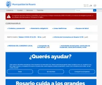 Rosario.gov.ar(Municipalidad de Rosario) Screenshot