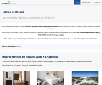 Rosarioalojamientos.com(✴️ HOTELES EN ROSARIO Santa Fe) Screenshot