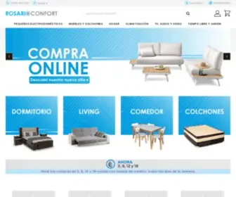 Rosarioconfortsrl.com.ar(Electrodomésticos y Muebles para el Hogar en Rosario) Screenshot