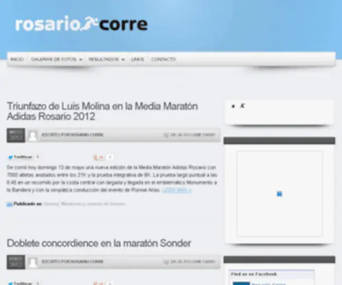 Rosariocorre.com.ar(Rosario Corre) Screenshot