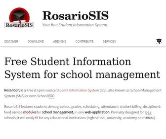 Rosariosis.org(Free Student Information System for school management) Screenshot