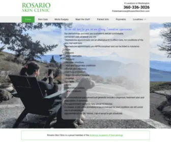 Rosarioskinclinic.com(Dermatologists Bellingham WA) Screenshot