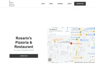 Rosariospizzeriarestaurant.net(Rosario's Pizzeria & Restaurant) Screenshot