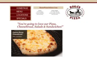 Rosaspizzaonline.com(Rosa's Pizza) Screenshot