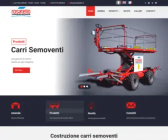 Rosatello.it(Rosatello costruzione macchine agricole) Screenshot