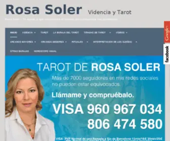 Rosavidente.com(Tarot y videncia) Screenshot