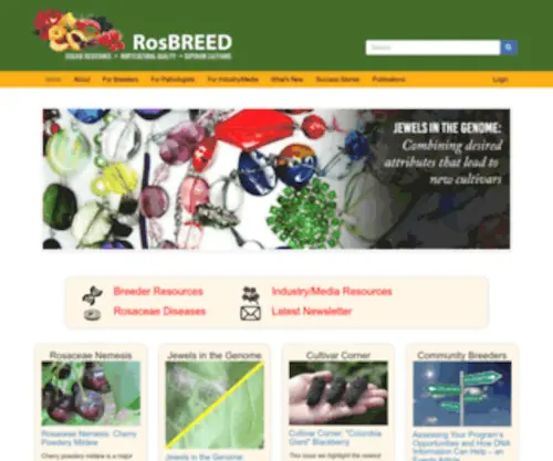 Rosbreed.org(Home) Screenshot