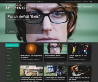 Roscommonartscentre.ie(Roscommon Arts Centre) Screenshot