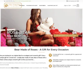 Rose-Teddy-Bear.com(Rose Bear) Screenshot