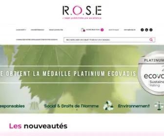 Rose.fr(L'objet publicitaire par excellence) Screenshot