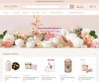 Roseandblanc.com(Shop The Best Teas Online Store) Screenshot