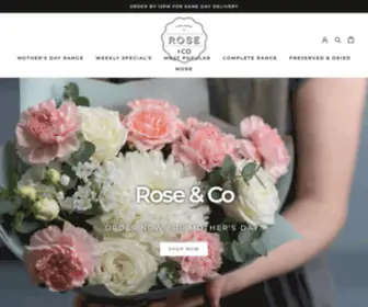 Roseandco.com.au(ROSE & CO) Screenshot