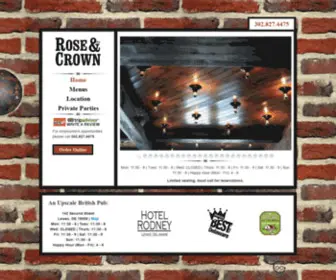 Roseandcrownlewes.com(The Rose & Crown) Screenshot