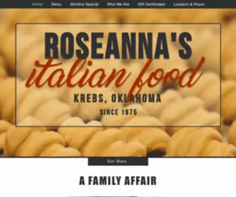 Roseannas.com(Roseannas) Screenshot