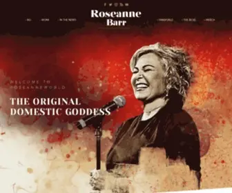 Roseanneworld.com(Insights from the Original Domestic Goddess) Screenshot