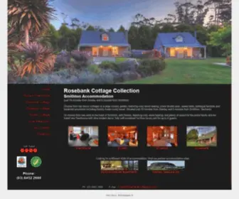 Rosebankcottages.com(Smithton Accommodation and Stanley Accommodation at Rosebank Cottages) Screenshot