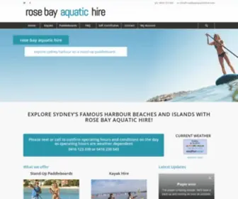 Rosebayaquatichire.com(Aquatic Hire) Screenshot