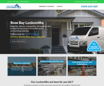 Rosebaylocksmiths.com.au(Rose Bay Locksmiths) Screenshot