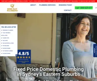 Rosebayplumbing.com.au(For all plumbing problems) Screenshot