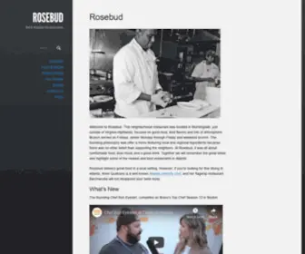 Rosebudatlanta.com(Best Atlanta Restaurants) Screenshot