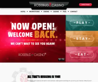 Rosebudcasino.com(Birthday Website) Screenshot