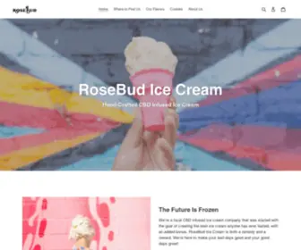 Rosebudicecream.com(RoseBud Ice Cream) Screenshot