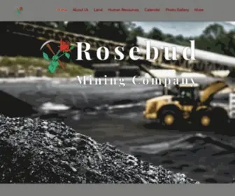 Rosebudmining.com(Rosebud Mining Company) Screenshot