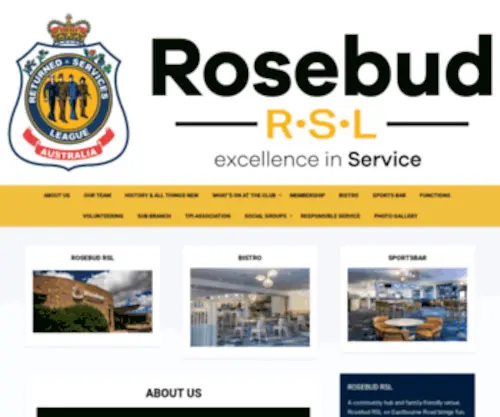 Rosebudrsl.com.au(ROSEBUD RSL) Screenshot