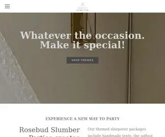 Rosebudslumberparties.com(Rosebud Slumber Parties) Screenshot