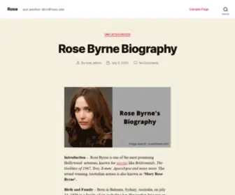 Rosebyrne.org(Rose Byrne) Screenshot