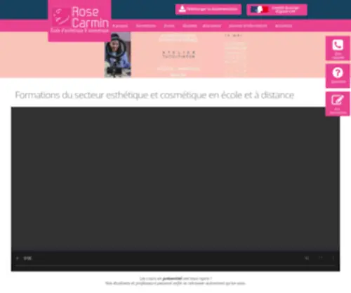 Rosecarmin.fr(Rosecarmin) Screenshot