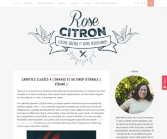 Rosecitron.fr(Blog) Screenshot