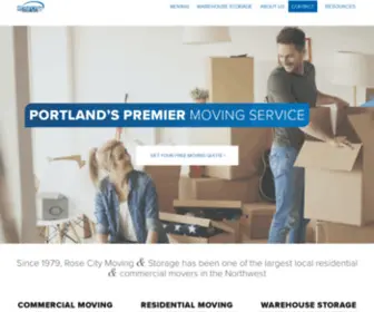 Rosecitymoving.com(Portland Moving Company) Screenshot