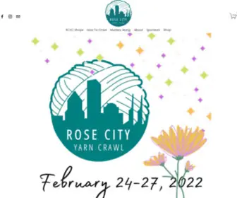 Rosecityyarncrawl.com(Rose City Yarn Crawl) Screenshot