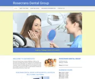 Rosecransdental.com(Rosecrans Dental Group & Orthodontics) Screenshot