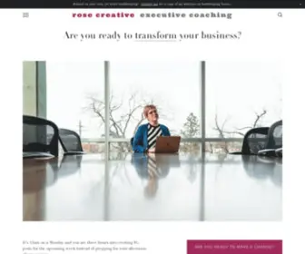 Rosecreative.ca(Rose Creative Executive Coaching) Screenshot