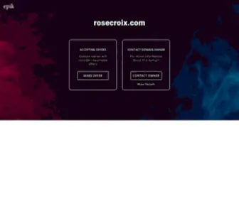 Rosecroix.com(Divine source) Screenshot