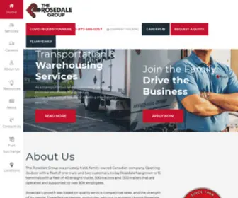 Rosedale.net(LTL & Distribution Company) Screenshot