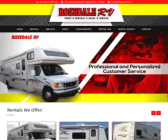 Rosedalerv.net(Rosedale RV) Screenshot