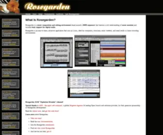 Rosegardenmusic.com(Rosegarden) Screenshot