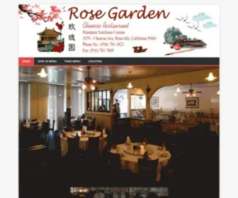 Rosegardenroseville.com(Rose Garden Restaurant) Screenshot