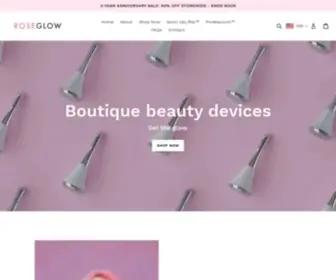 Roseglowshop.com(ROSEGLOW Skincare Shop) Screenshot