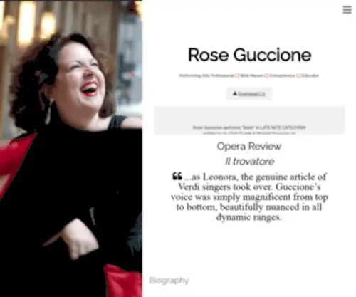 Roseguccione.com(Rose Guccione) Screenshot